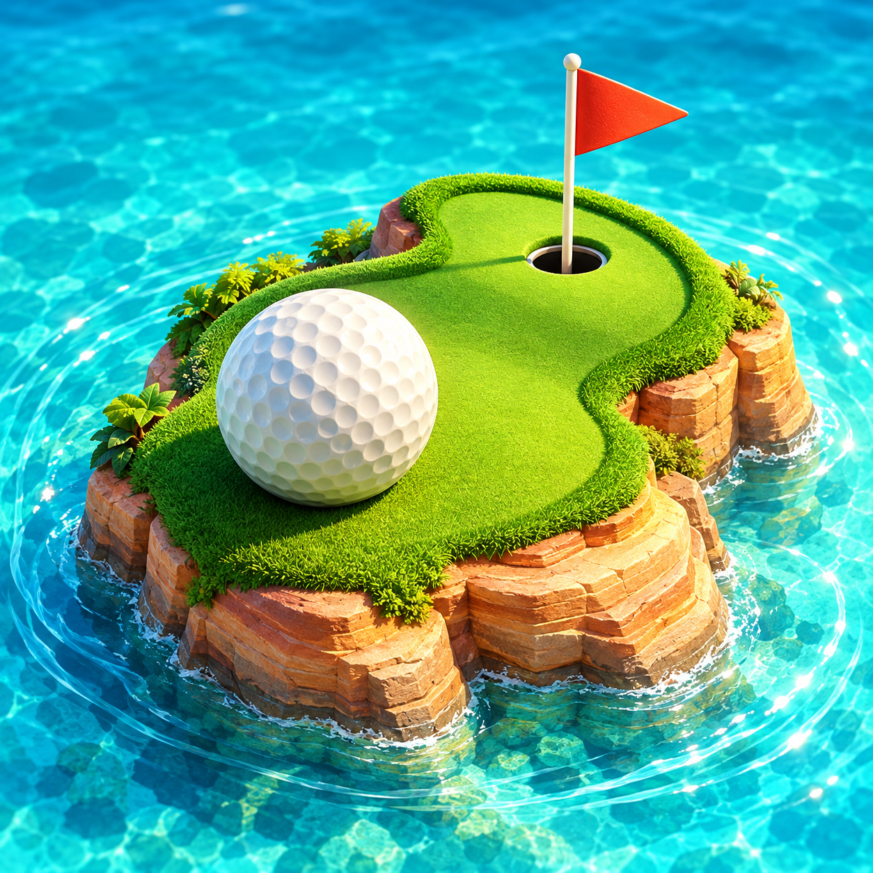 Original Mini-Golf Islands icon artwork